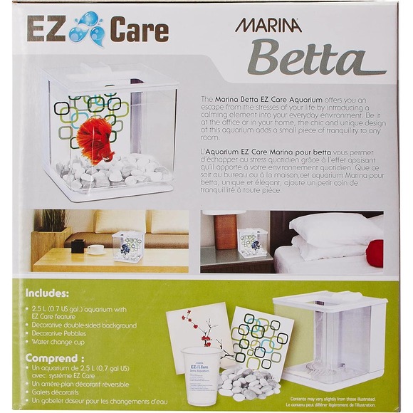 Marina EZ Care Betta Kit, White - Picture 3 of 15